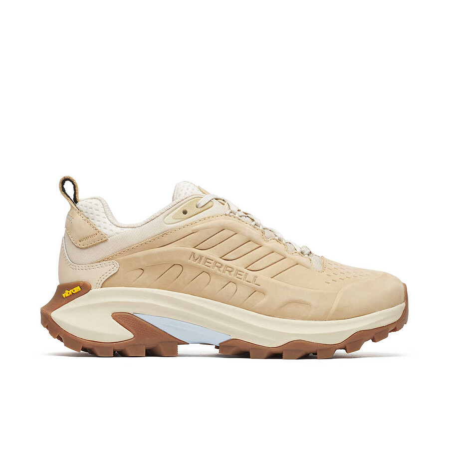 moab speed 2 waterdichte leren wandelschoenen latte