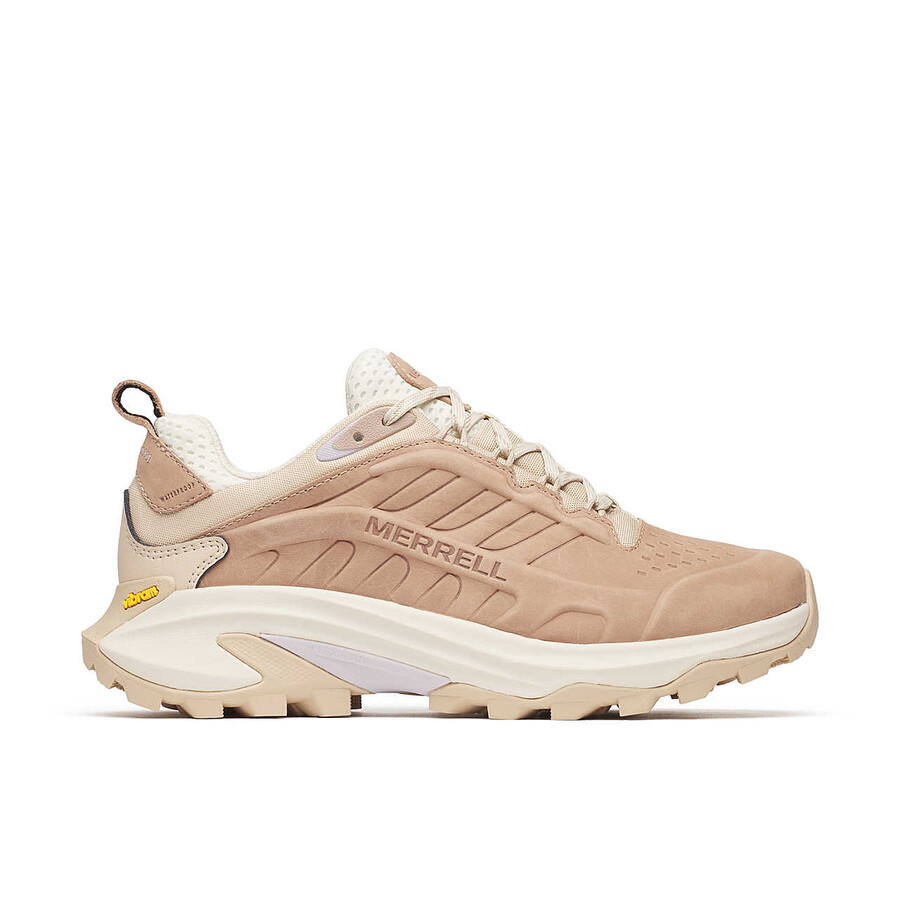 moab speed 2 waterdichte leren wandelschoenen in hazelnootkleur