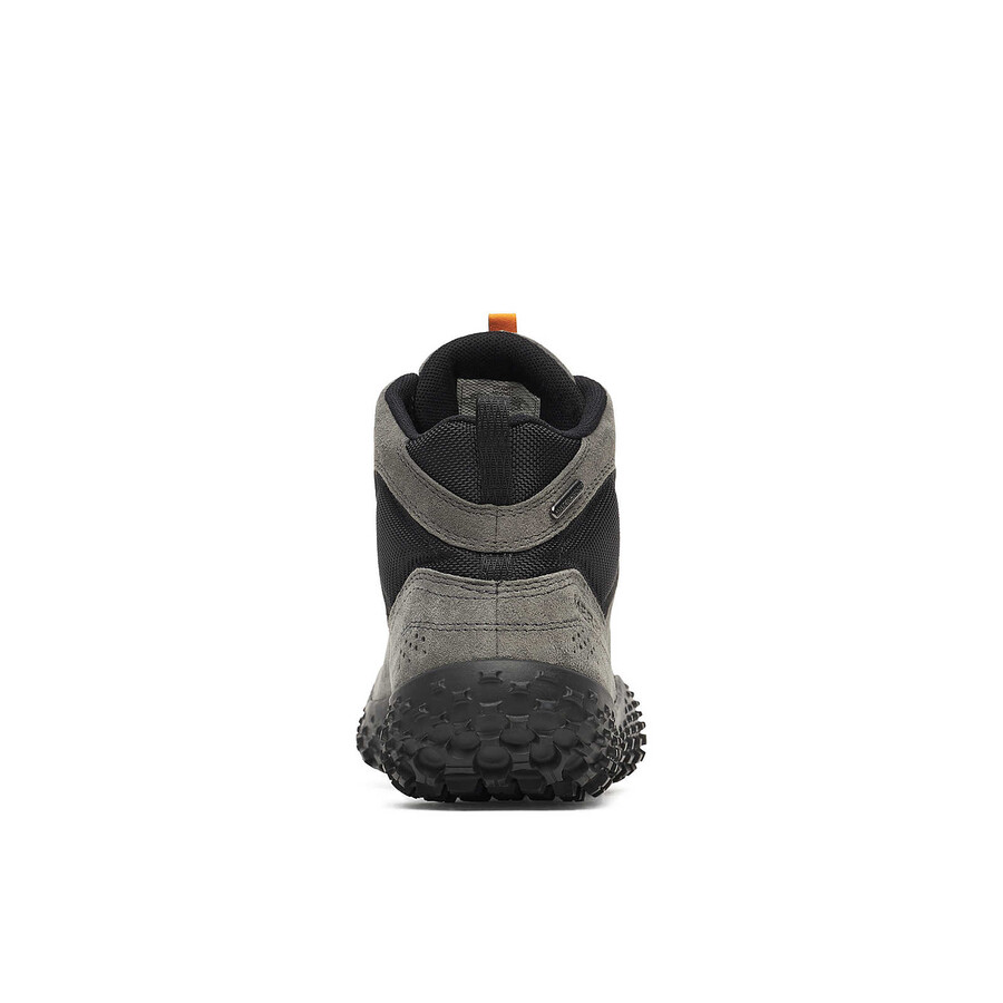 wrapt mid waterdichte barefoot laarzen voor heren in de kleur graniet.