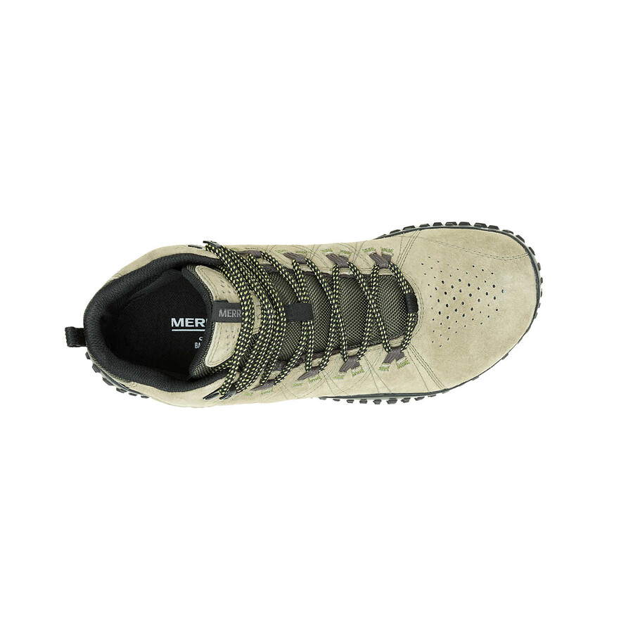 wrapt mid waterdichte barefoot laarzen voor heren olijfgroenzwart