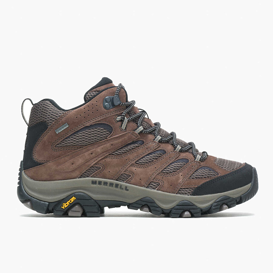 moab 3 mid gore-tex wandelschoenen voor heren kleur bracken