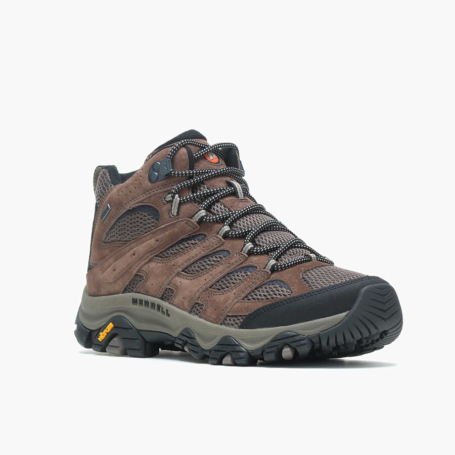 moab 3 mid gore-tex wandelschoenen voor heren kleur bracken