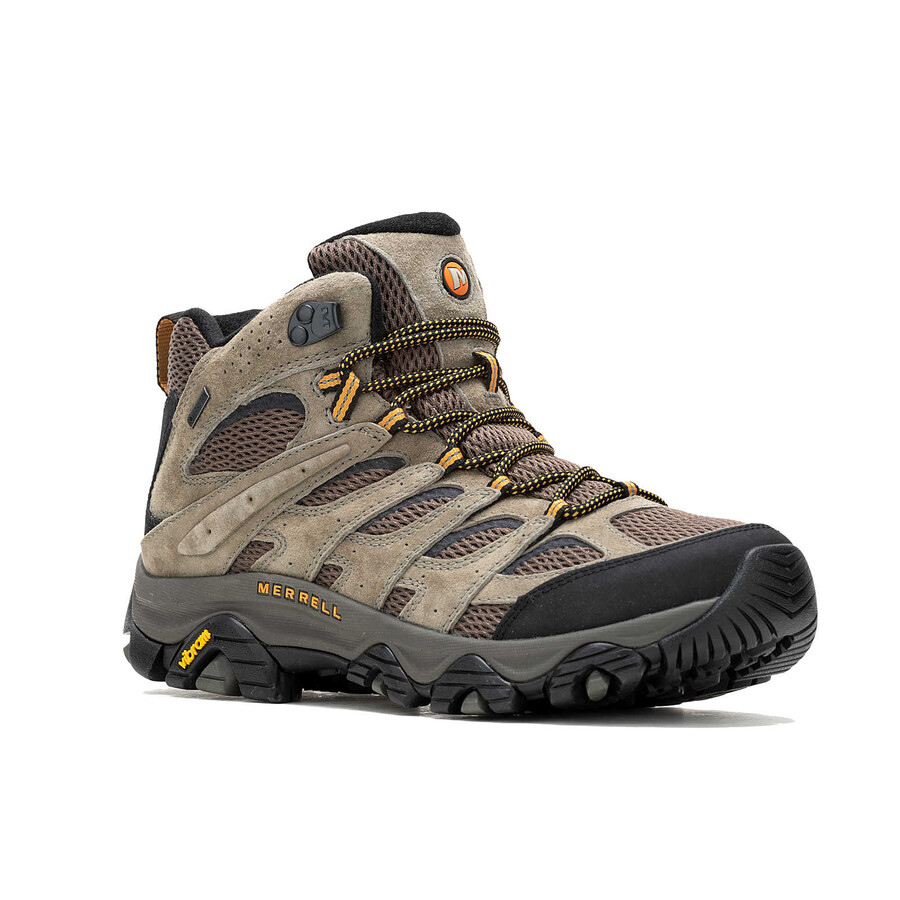heren - moab 3 mid gore-tex wide width - laarzen walnoot