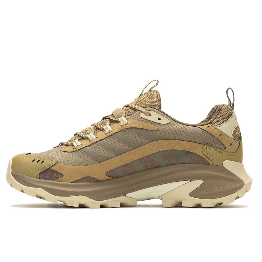 moab speed 2 gore-tex wandelschoenen voor heren in de kleur coyote