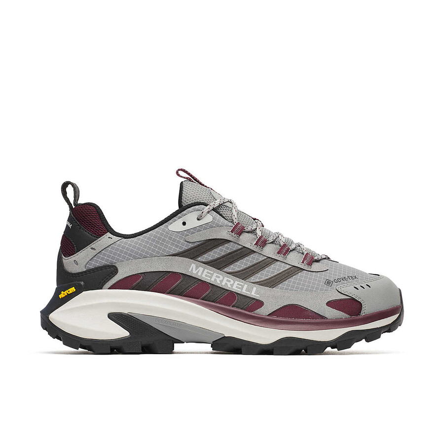 moab speed 2 gore-tex wandelschoenen voor heren in de kleuren cementkersenhout