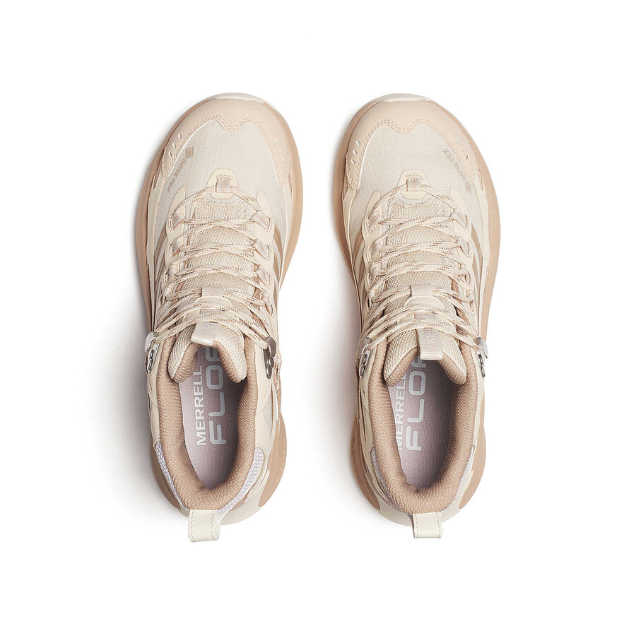 moab speed 2 mid gore-tex wandelschoenen voor dames in de kleur nougat