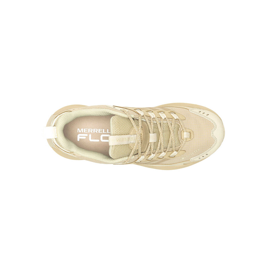 moab speed 2 gore-tex wandelschoenen voor dames kaki