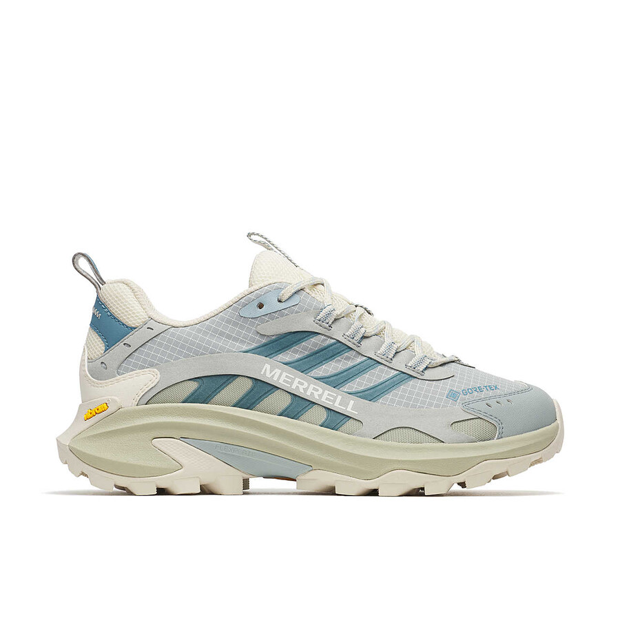 moab speed 2 gore-tex wandelschoenen voor dames in de kleur calciet.