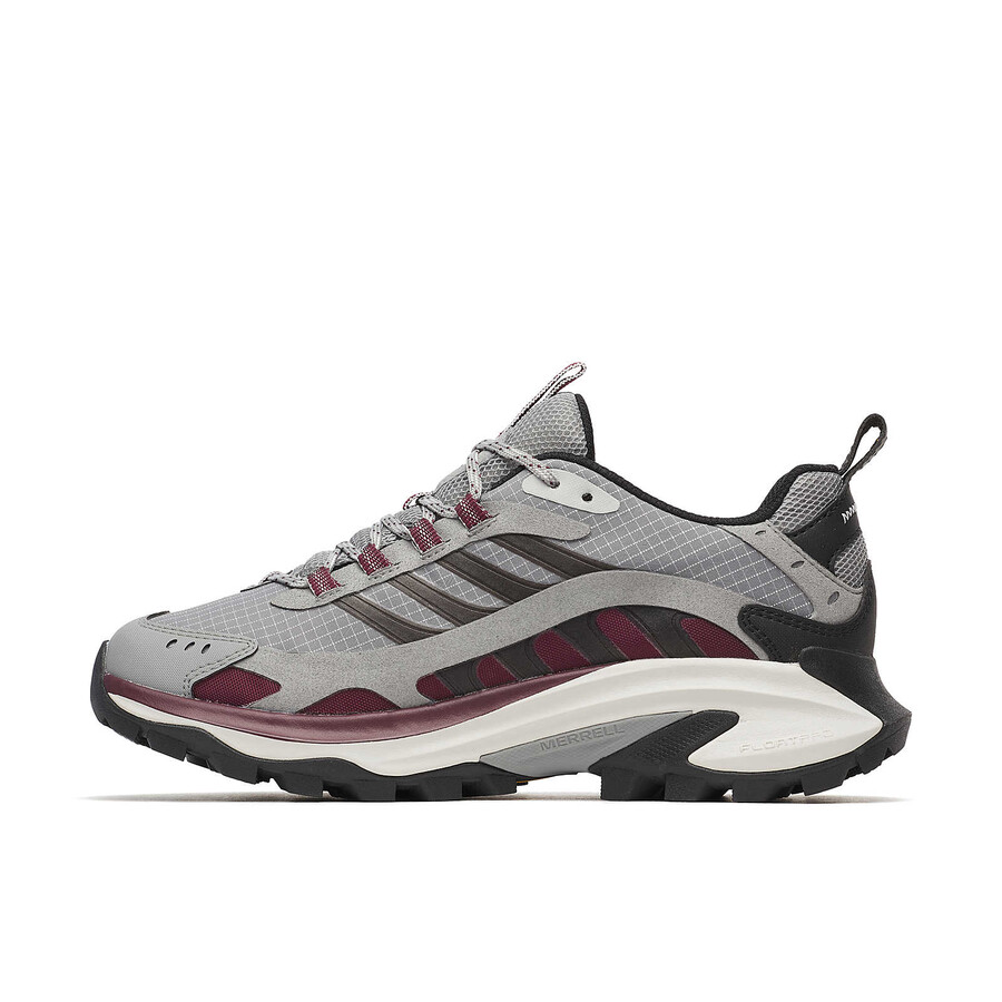 moab speed 2 gore-tex wandelschoenen voor dames in de kleuren cementkersenhout