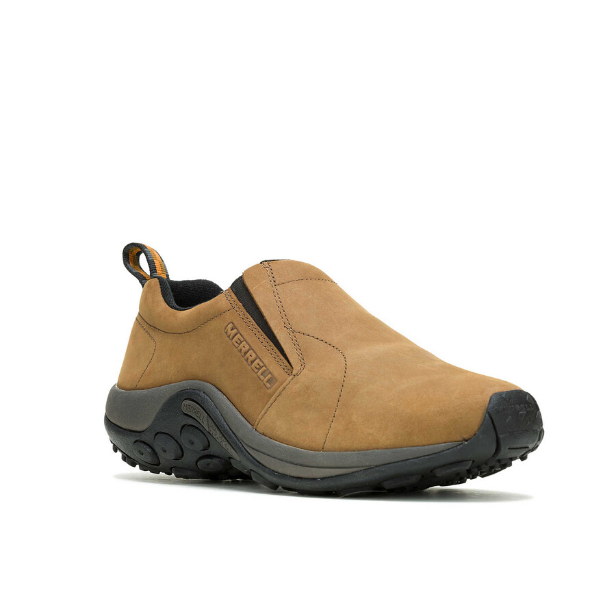 heren jungle moc nubuck casual schoenen met brede pasvorm bruin