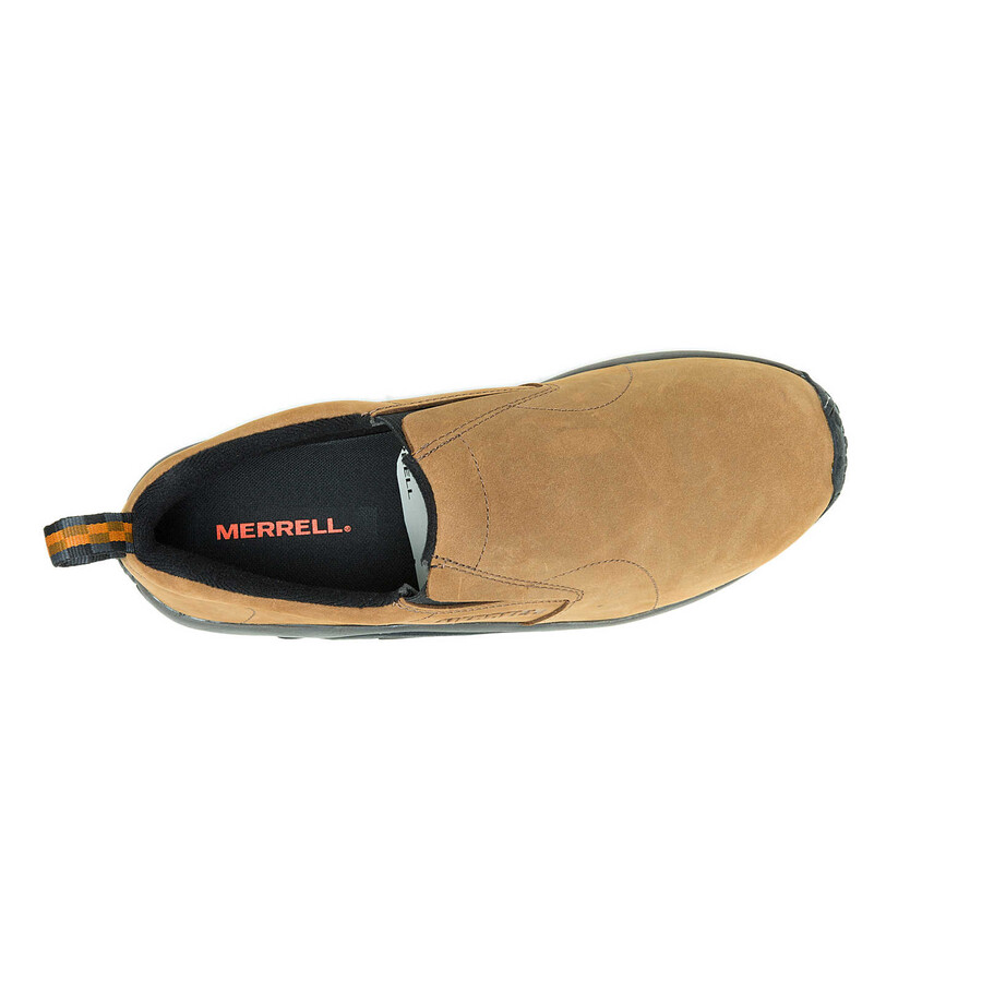 heren jungle moc nubuck casual schoenen met brede pasvorm bruin