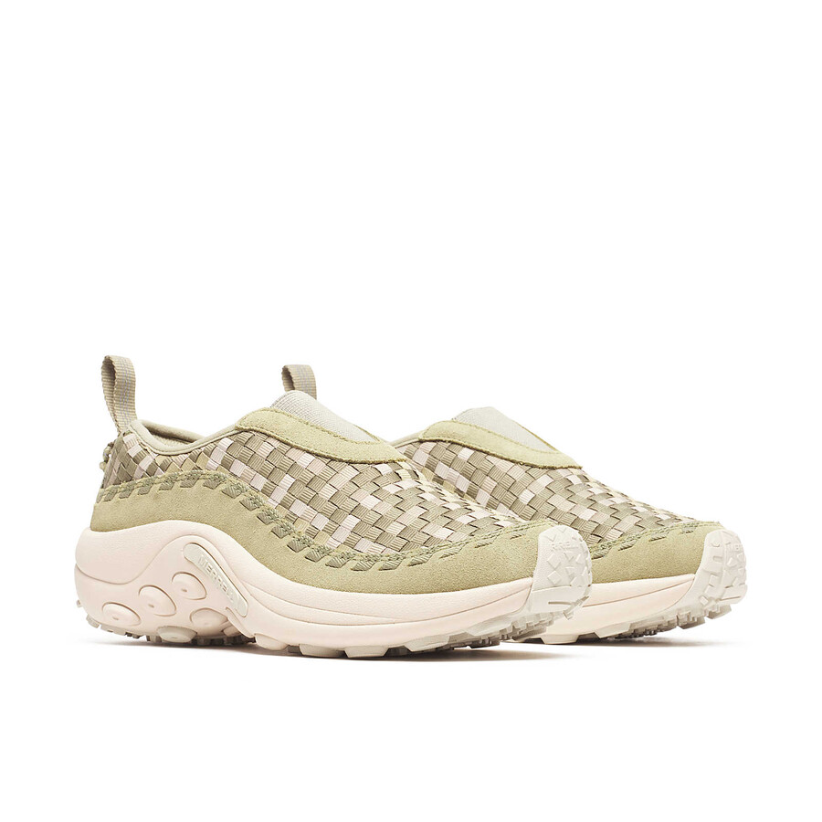 dames jungle moc evo geweven se casual instappers in een doffe kleur