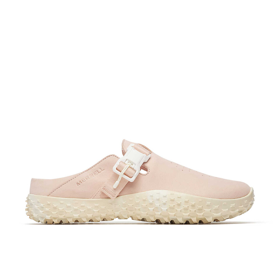 dames - wrapt slide nubuck - schoenen pink salt