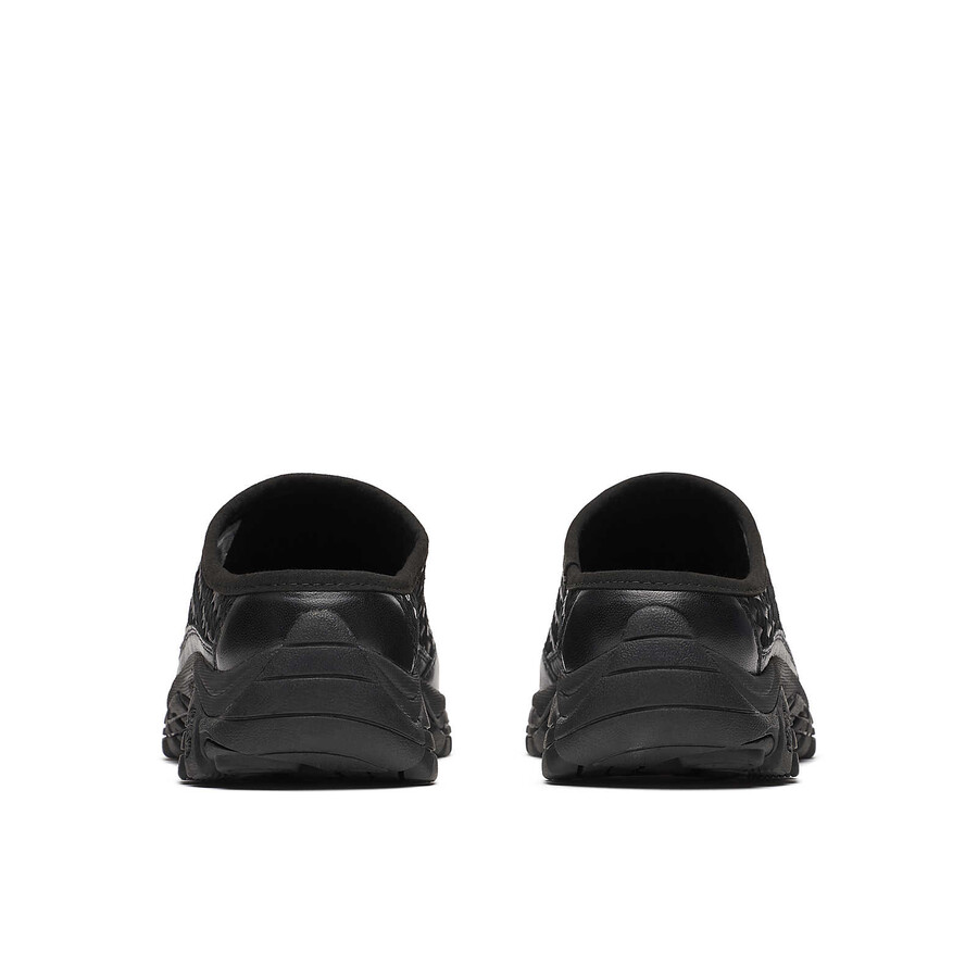 unisex moab 2 slide leren geweven 1trl casual instappers zwart