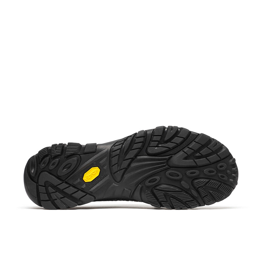unisex moab 2 slide leren geweven 1trl casual instappers zwart