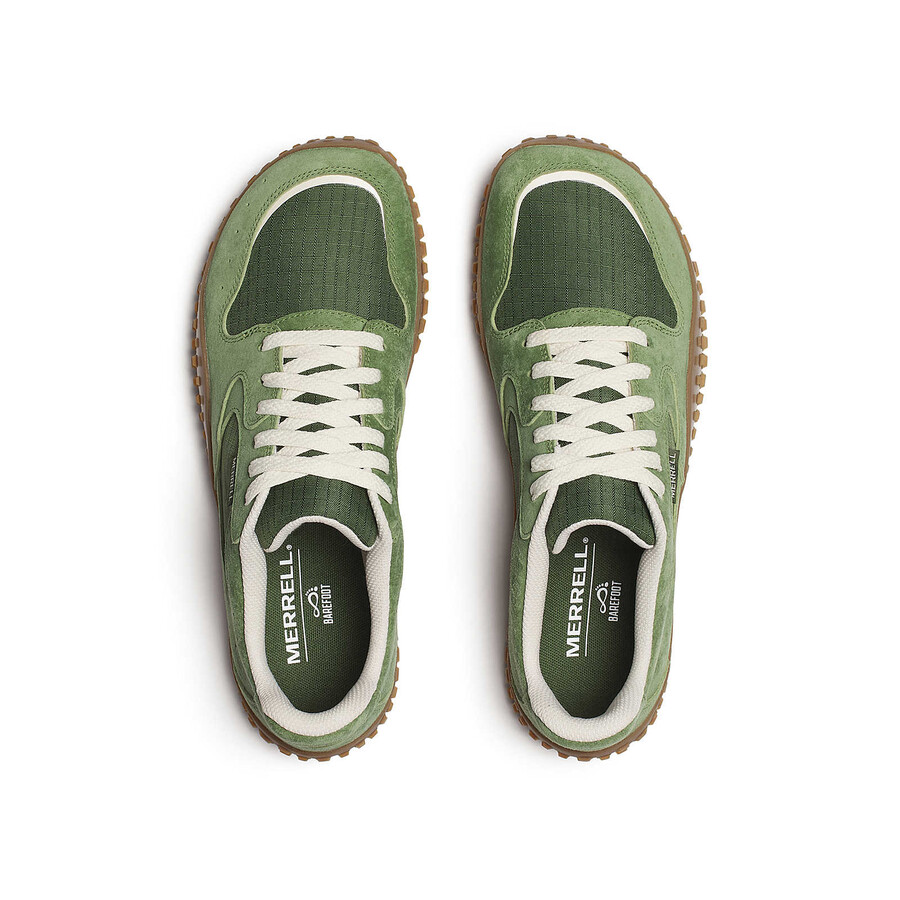heren wrapt sneakers casual schoenen donker klimop
