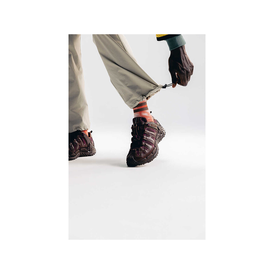 unisex cham redux leren 1trl casual schoenen kastanjebruin