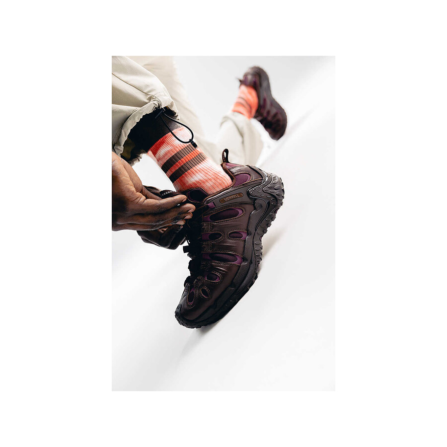 unisex cham redux leren 1trl casual schoenen kastanjebruin