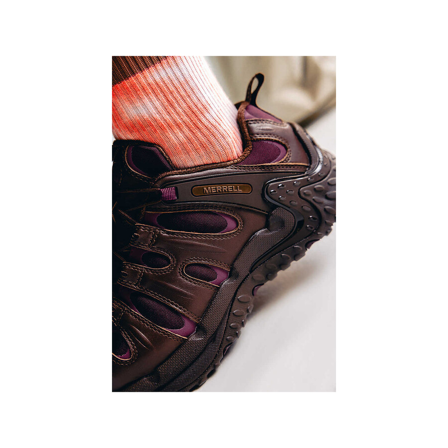 unisex cham redux leren 1trl casual schoenen kastanjebruin