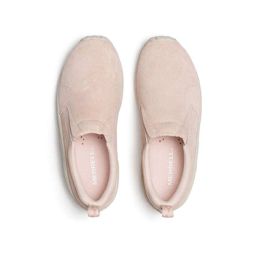 dames jungle moc casual slip ons roze zout