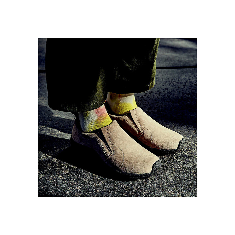 dames jungle moc casual slip ons fog