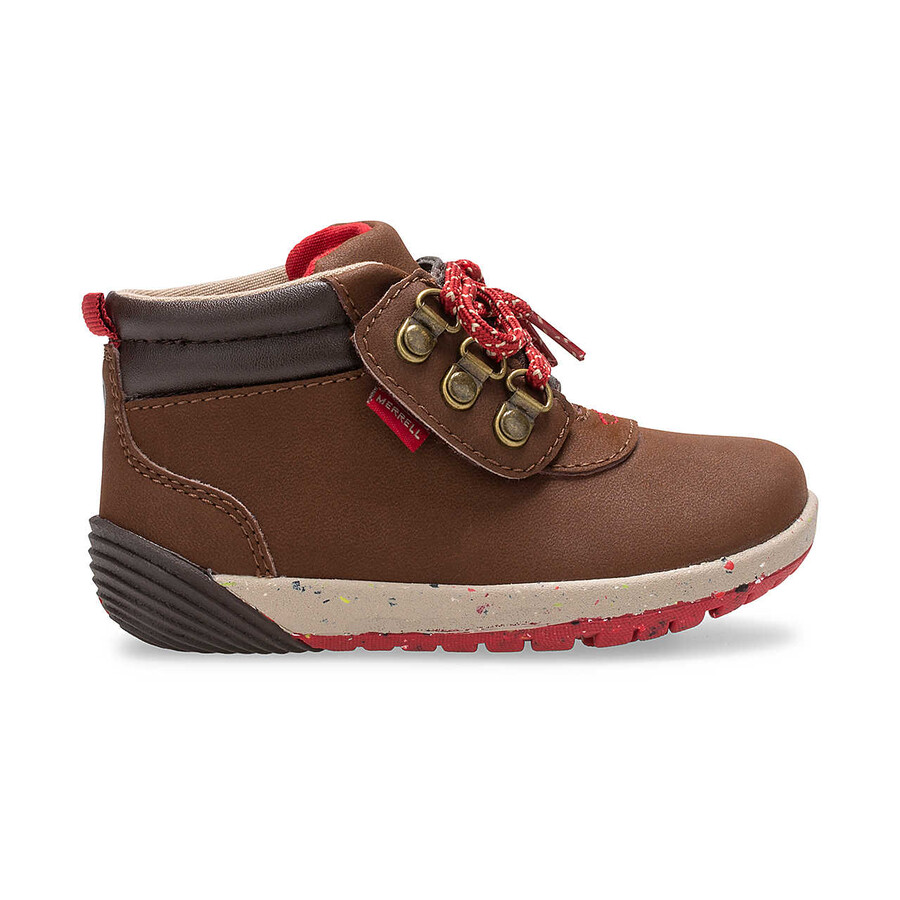 little kid - bare steps boot 2.0 - laarzen bruin suède