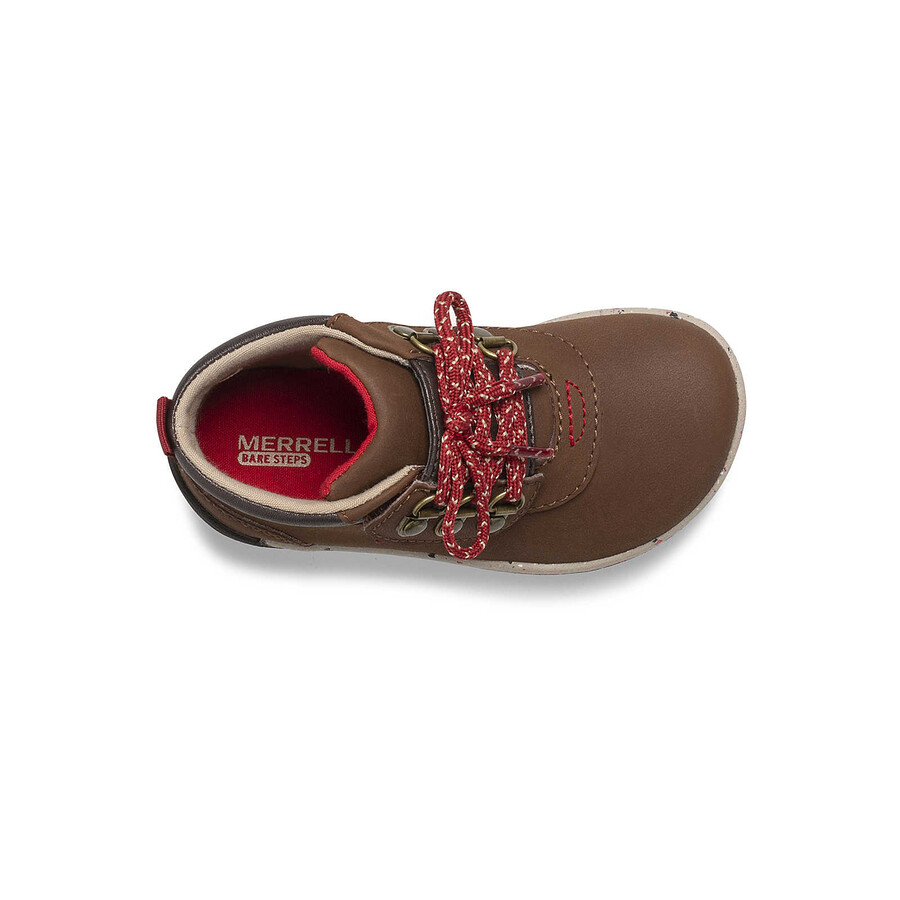 little kid - bare steps boot 2.0 - laarzen bruin suède