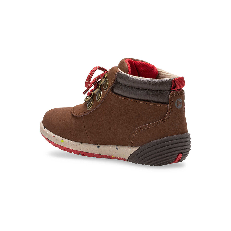 little kid - bare steps boot 2.0 - laarzen bruin suède