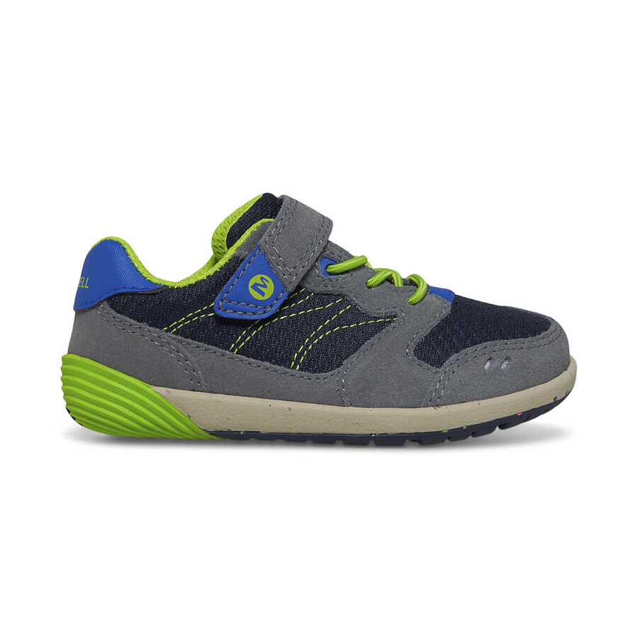 little kid - bare steps a83 sneaker - schoenen lk marineblauwgroen