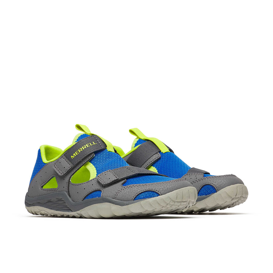 big kid - hydro quest - sandalen grijsblauwlimegroen