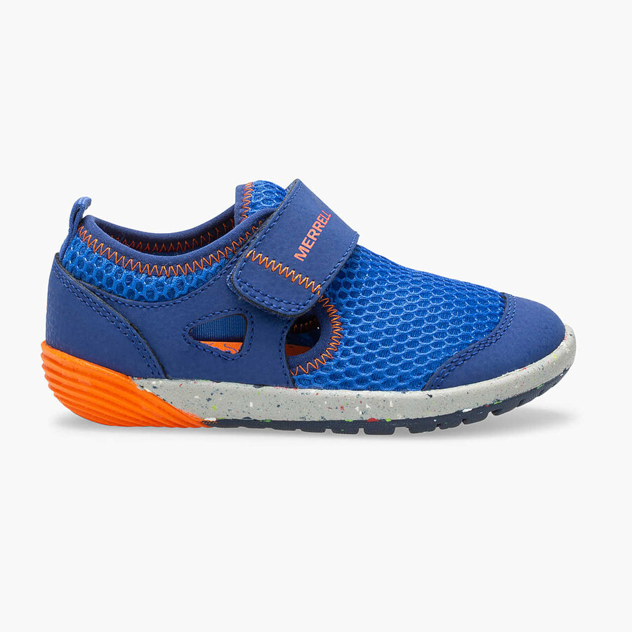 little kid - bare steps h2o waterschoen - schoenen lk blauworanje