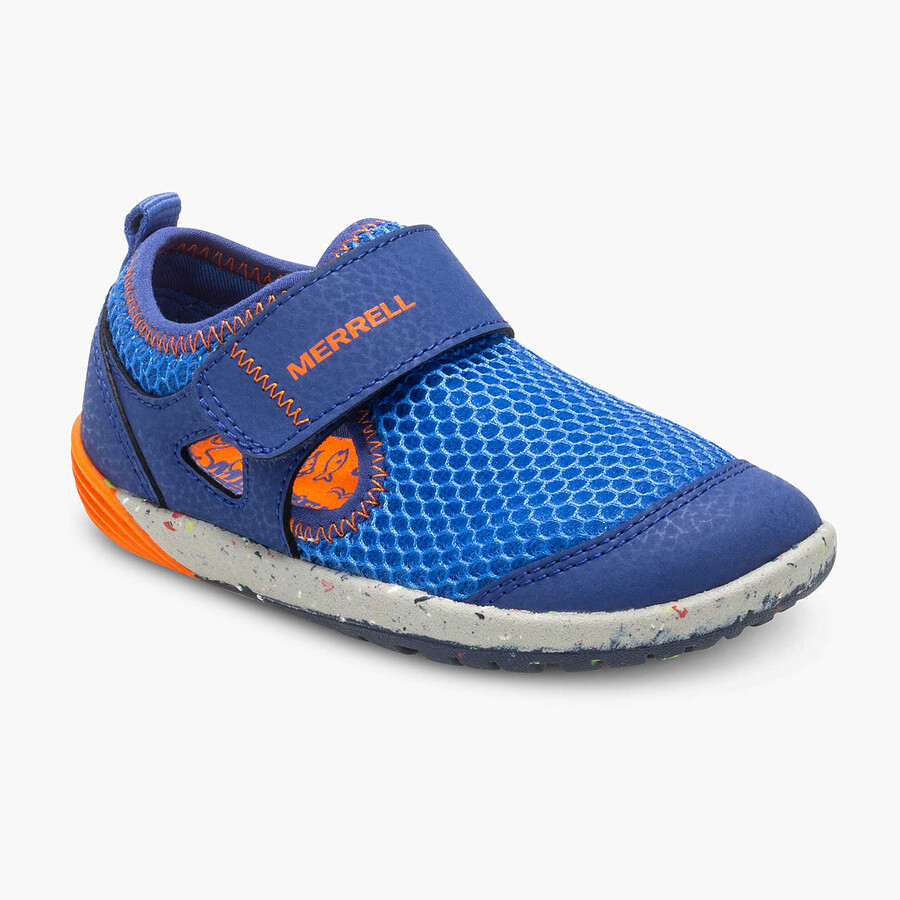 little kid - bare steps h2o waterschoen - schoenen lk blauworanje