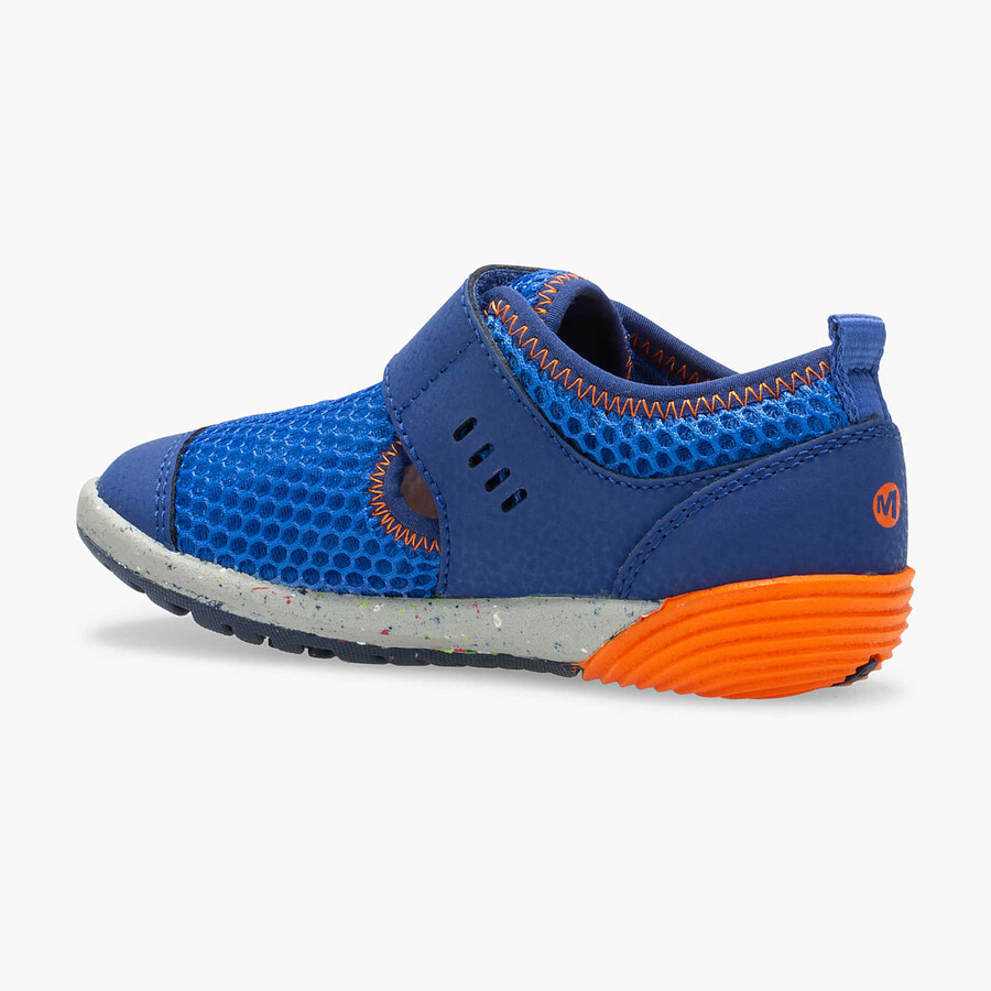 little kid - bare steps h2o waterschoen - schoenen lk blauworanje