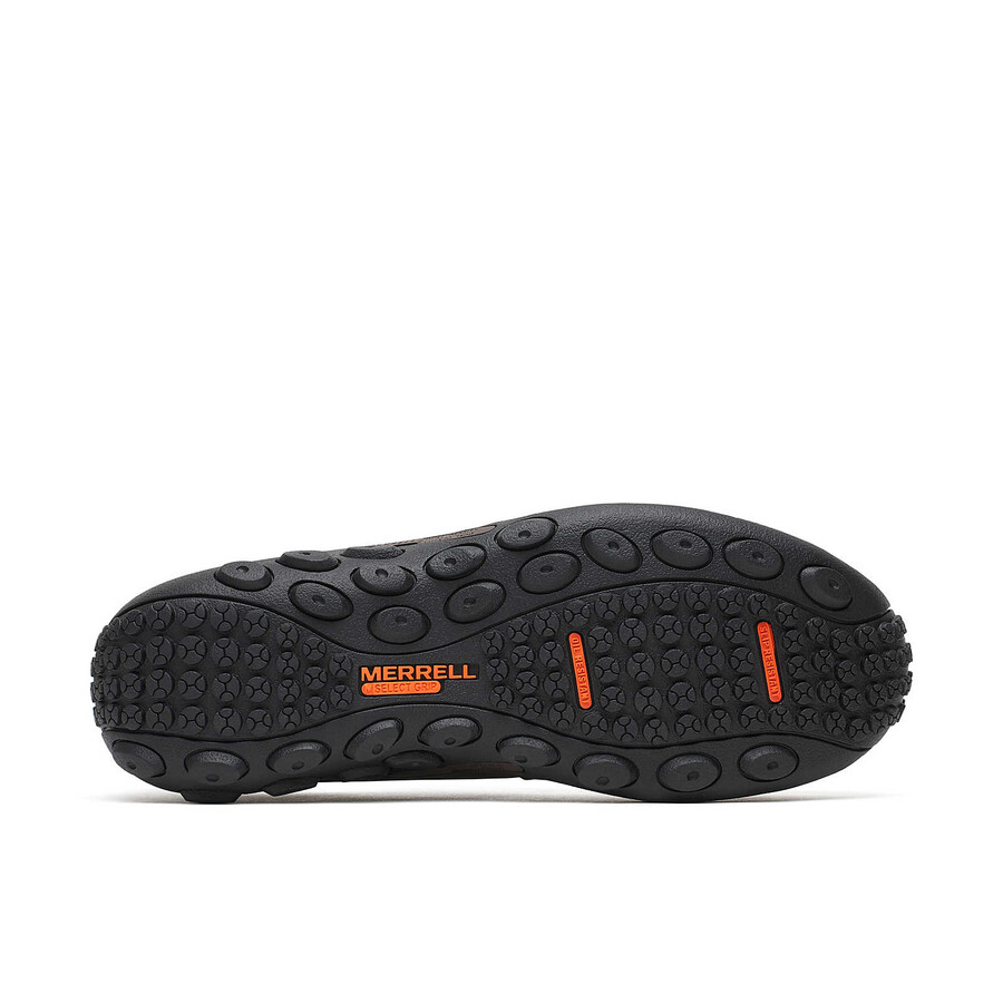 koop heren jungle moc leren schoenen met composiet neus in de kleur espresso.