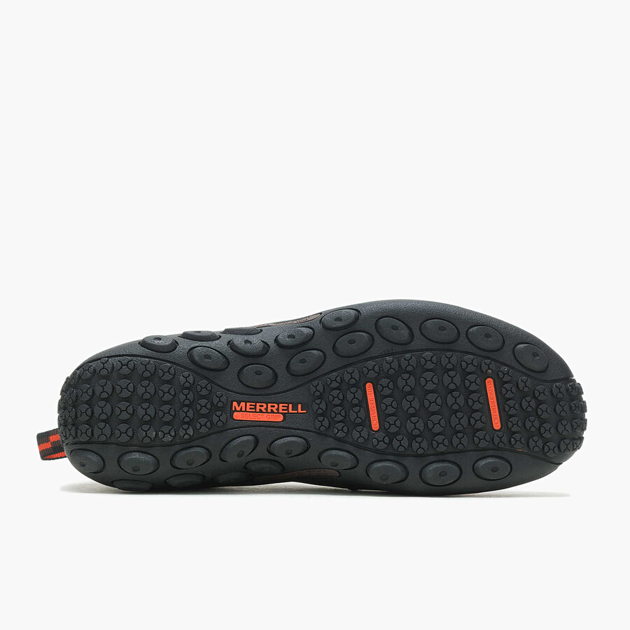 merrell us espresso jungle moc leren werkschoen voor heren brede pasvorm