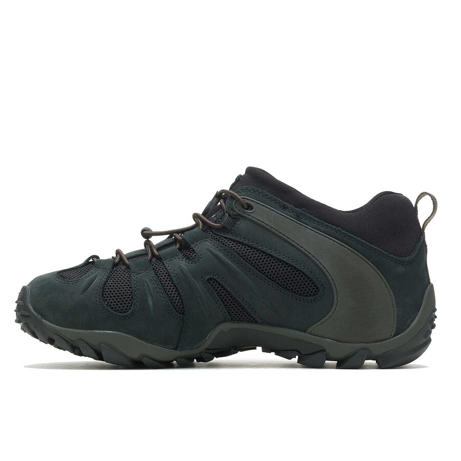 heren chameleon 8 stretch wandelschoenen zwart