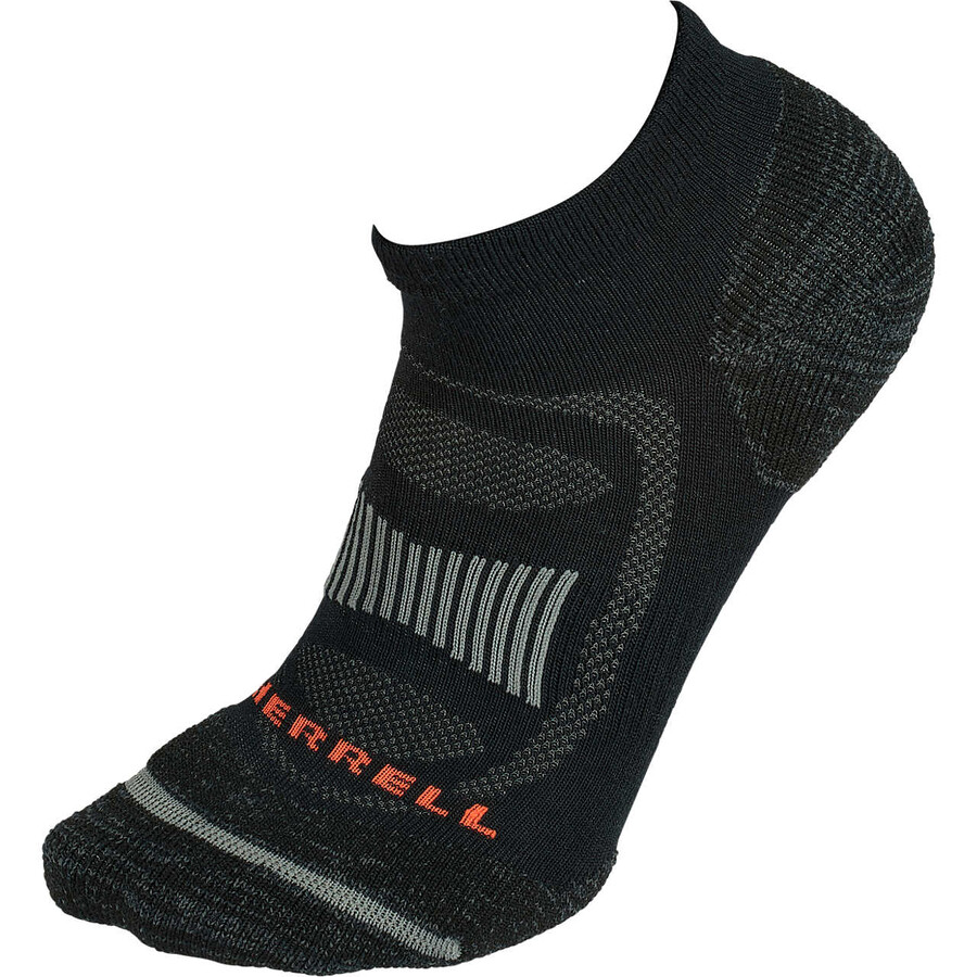 laag uitgesneden wandelsokken met zones - socks onyx