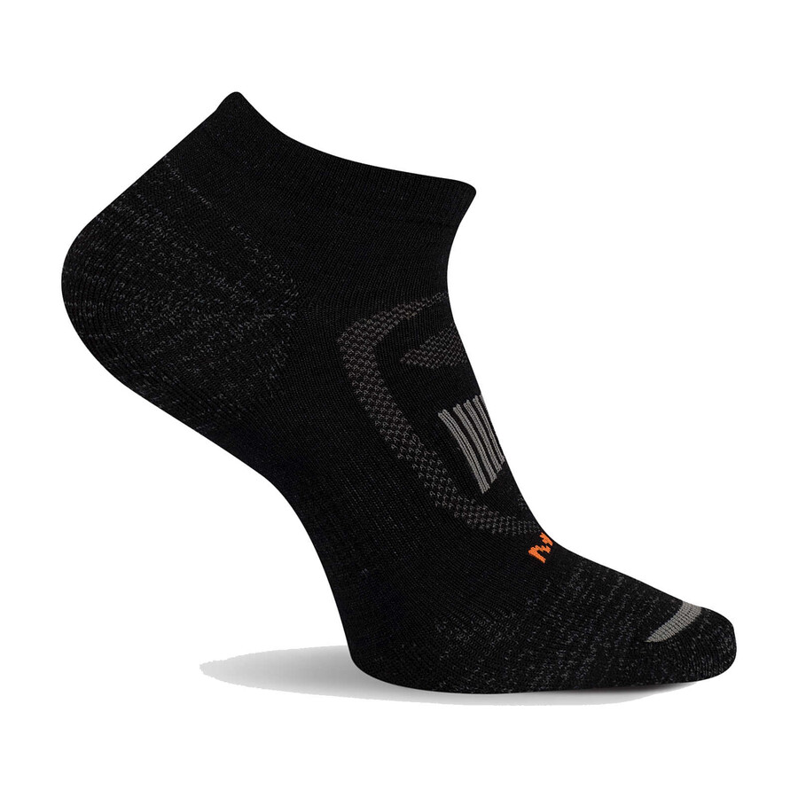 laag uitgesneden wandelsokken met zones - socks onyx