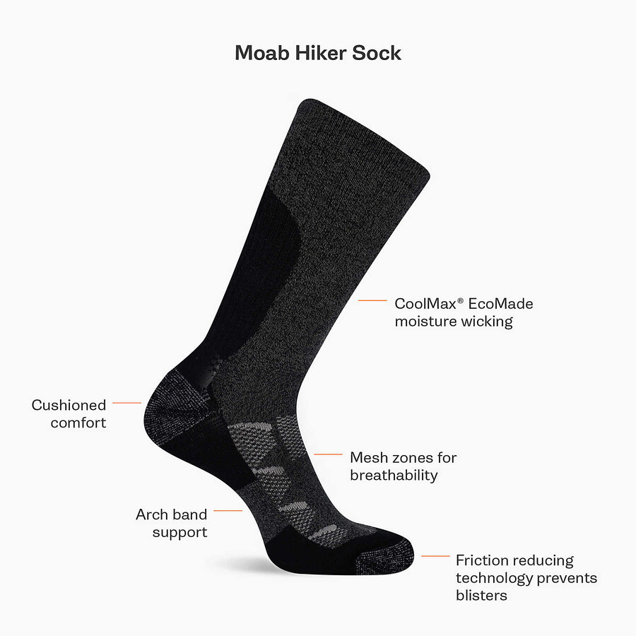 moab hiker lage sokken - havermoutkleurige sokken