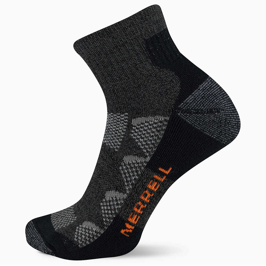 moab hiking quarter sock - sokken in de kleur antraciet