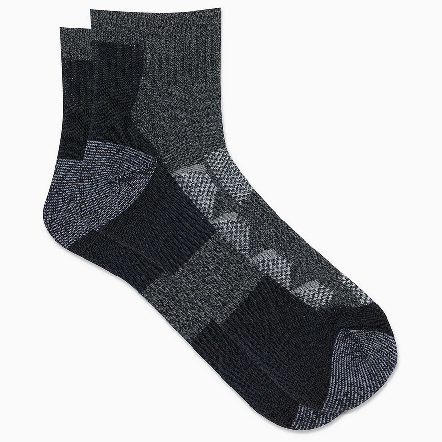 moab hiking quarter sock - sokken in de kleur antraciet