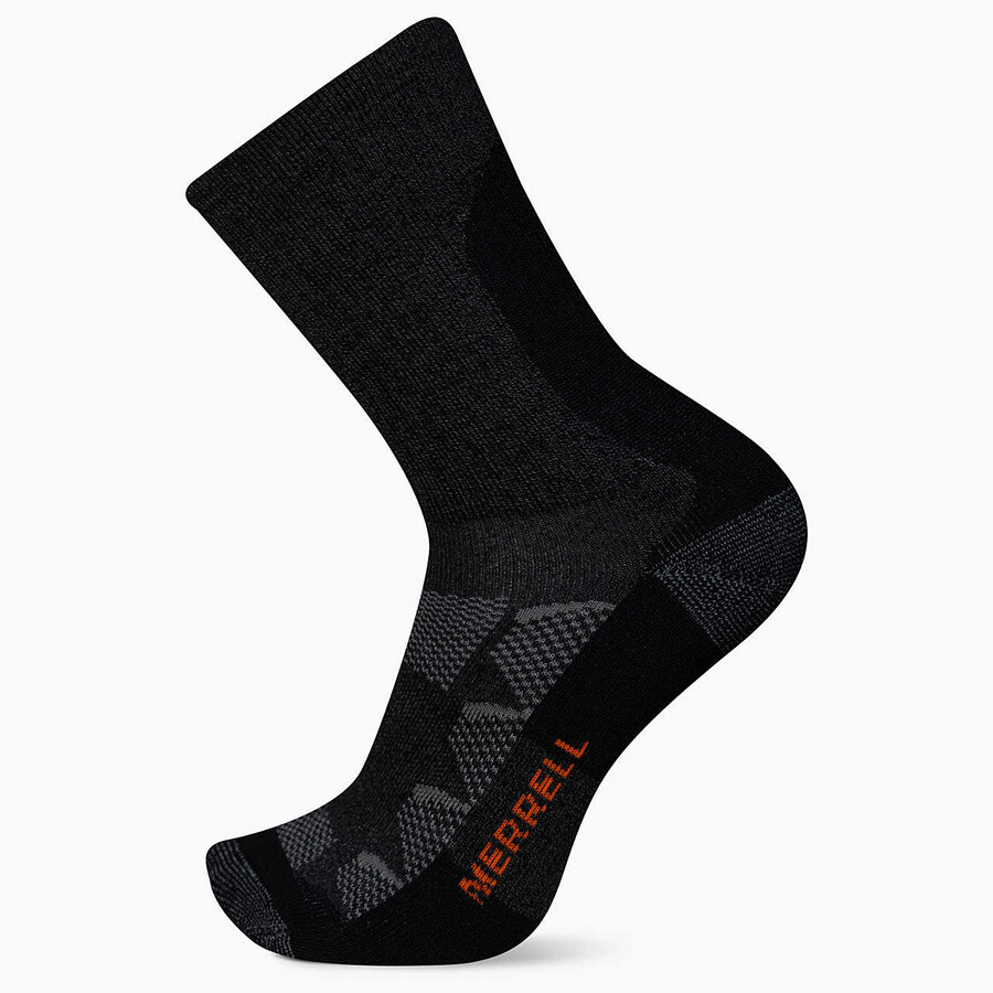 moab hiker crew sock - sokken in antracietkleur