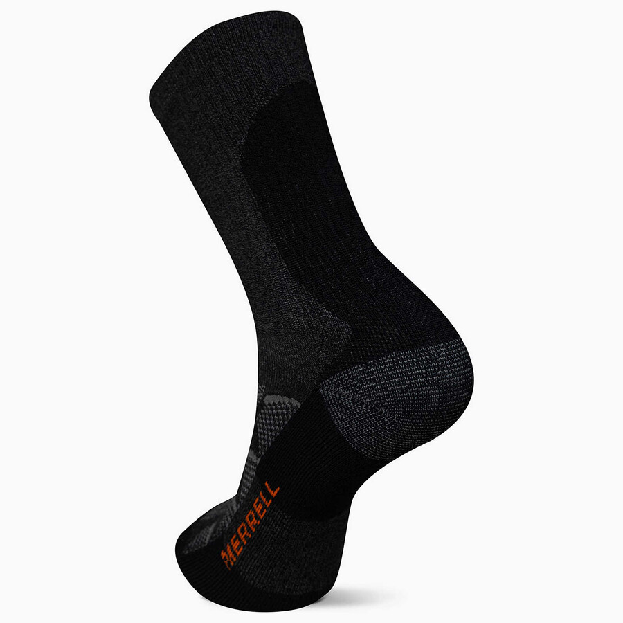 moab hiker crew sock - sokken in antracietkleur