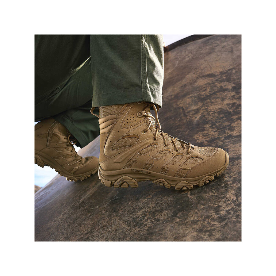 heren moab 3 8 tactical zip waterdichte laarzen donker coyote