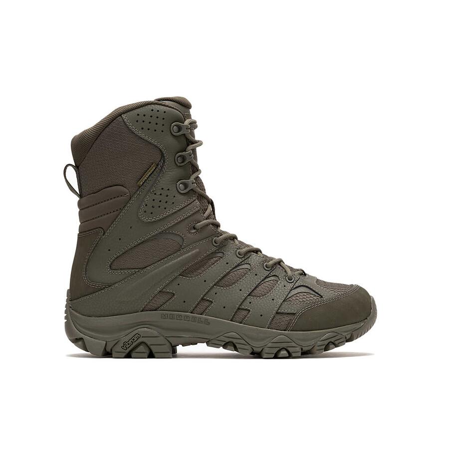 moab tactical zip waterproof boot voor heren maat 3 8 donker olijfgroen.