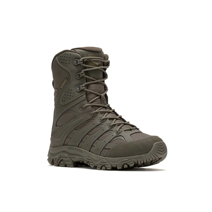 moab tactical zip waterproof boot voor heren maat 3 8 donker olijfgroen.