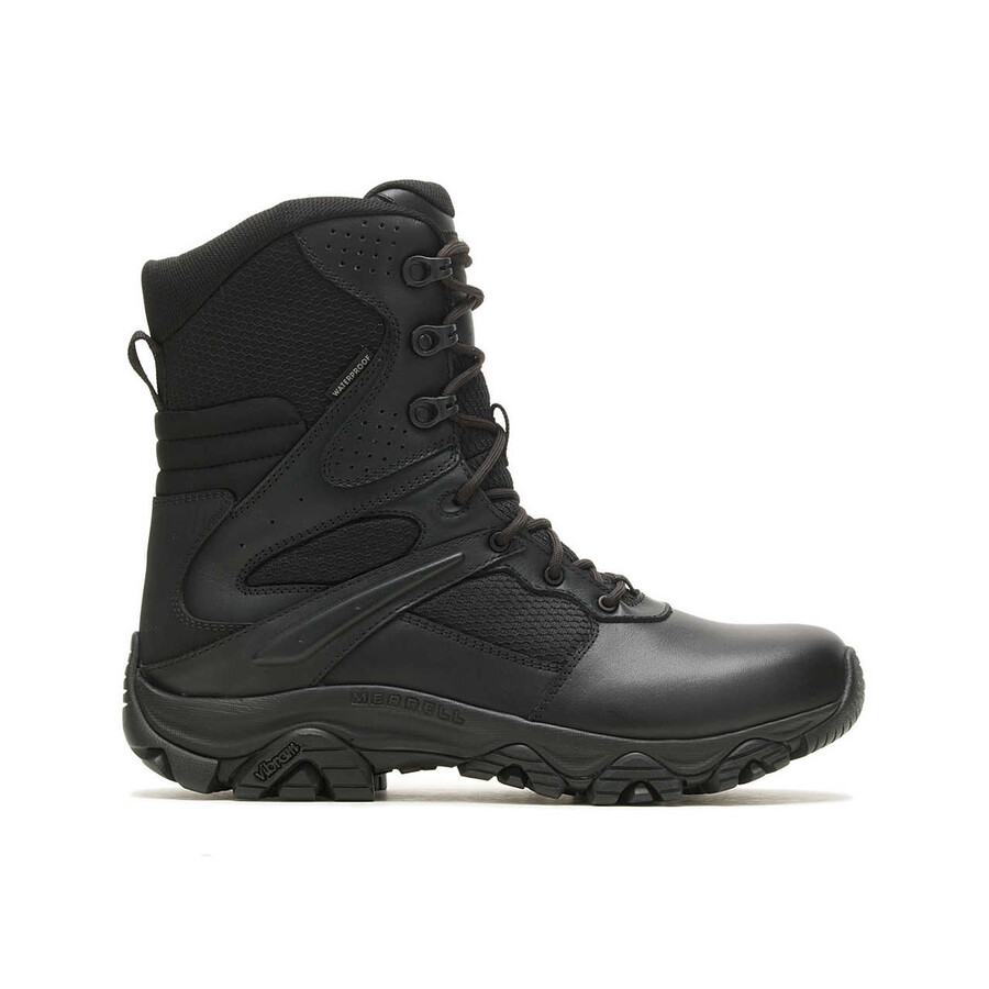 heren moab 3 8 tactical zip waterdichte brede laarzen zwart