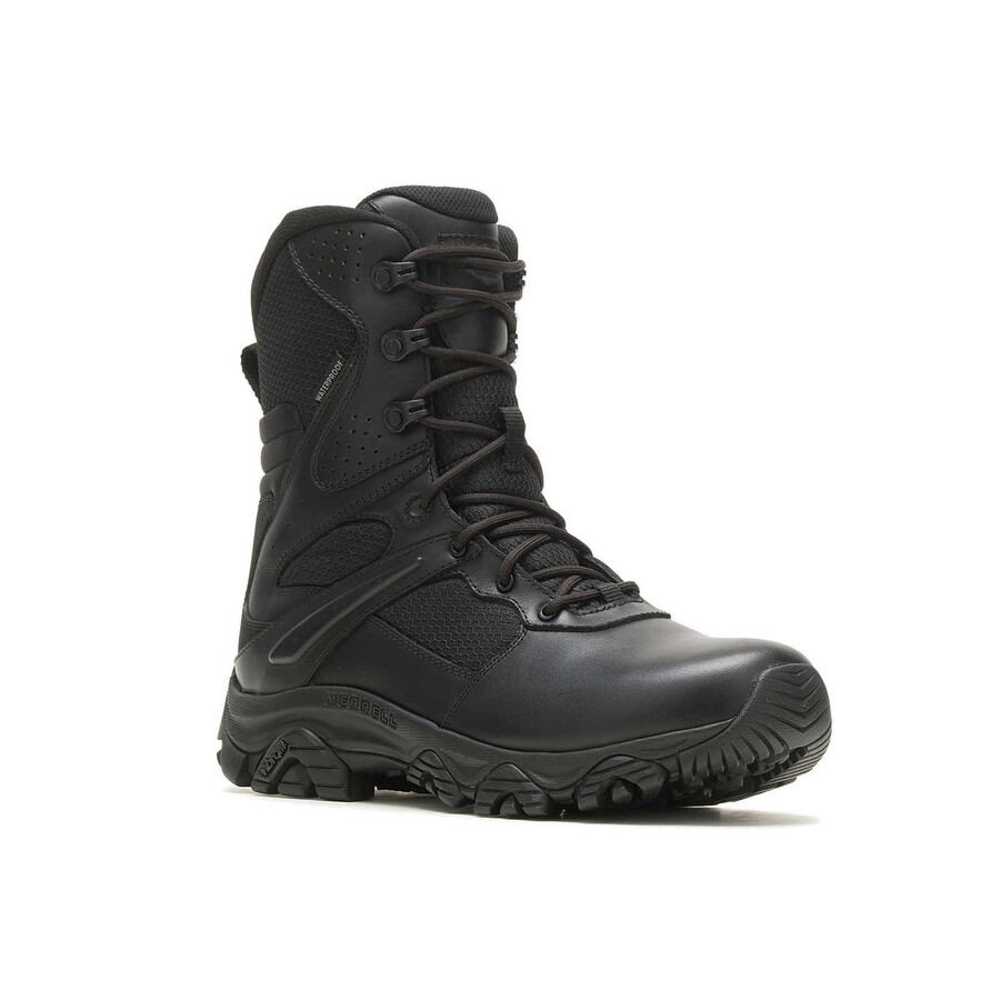 heren moab 3 8 tactical zip waterdichte brede laarzen zwart