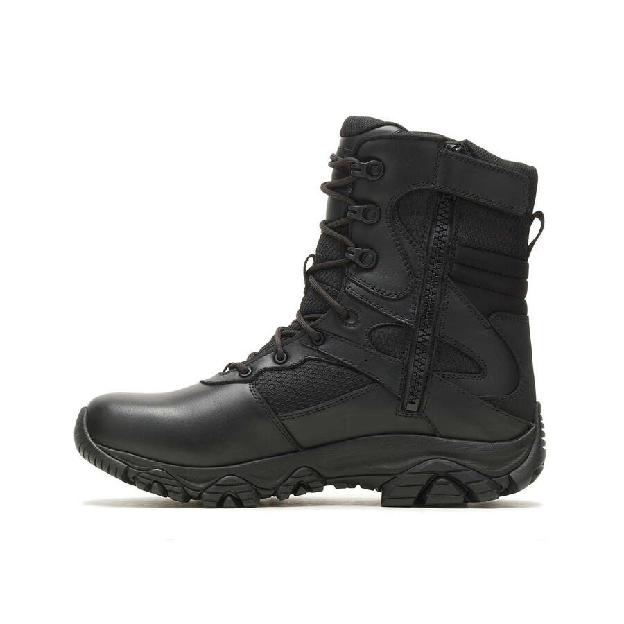 heren moab 3 8 tactical zip waterdichte brede laarzen zwart