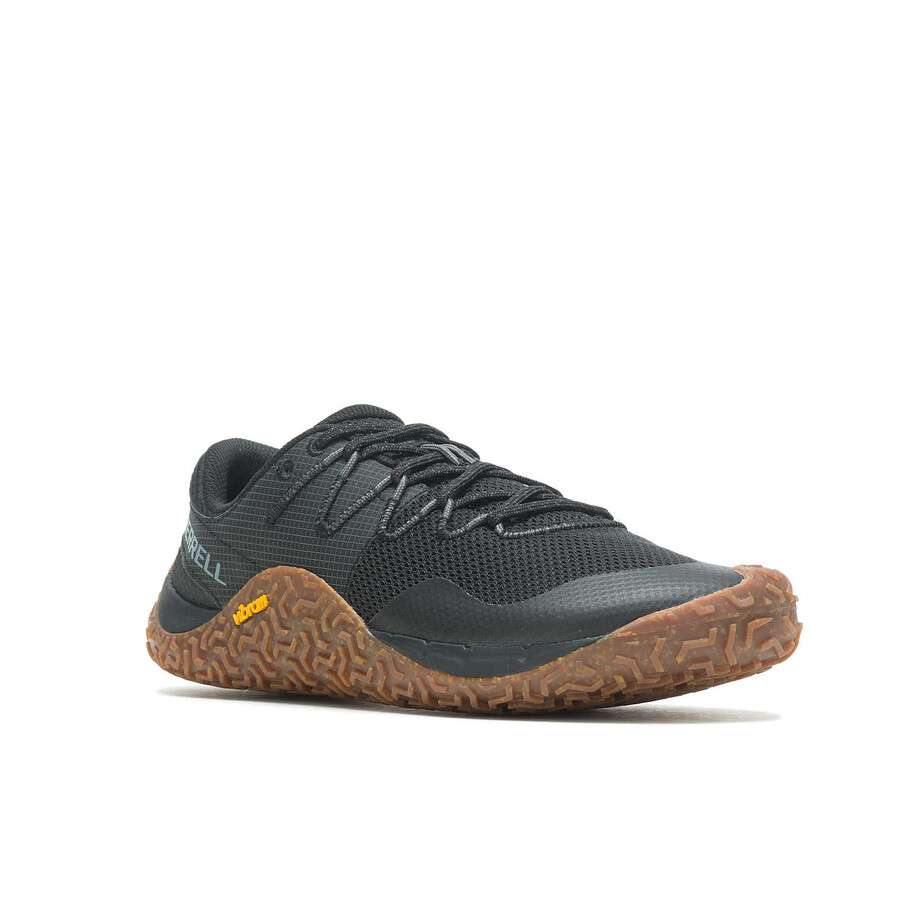 trail glove 7 barefoot schoenen voor heren zwartrubber.